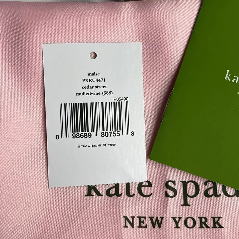 Kate Spade Cedar Street Maise Satchel - Mulled Wine
